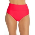 thumbnail image 1 of Fold-Over High-Waist Bikini Bottom Swimsuit, 1 of 3