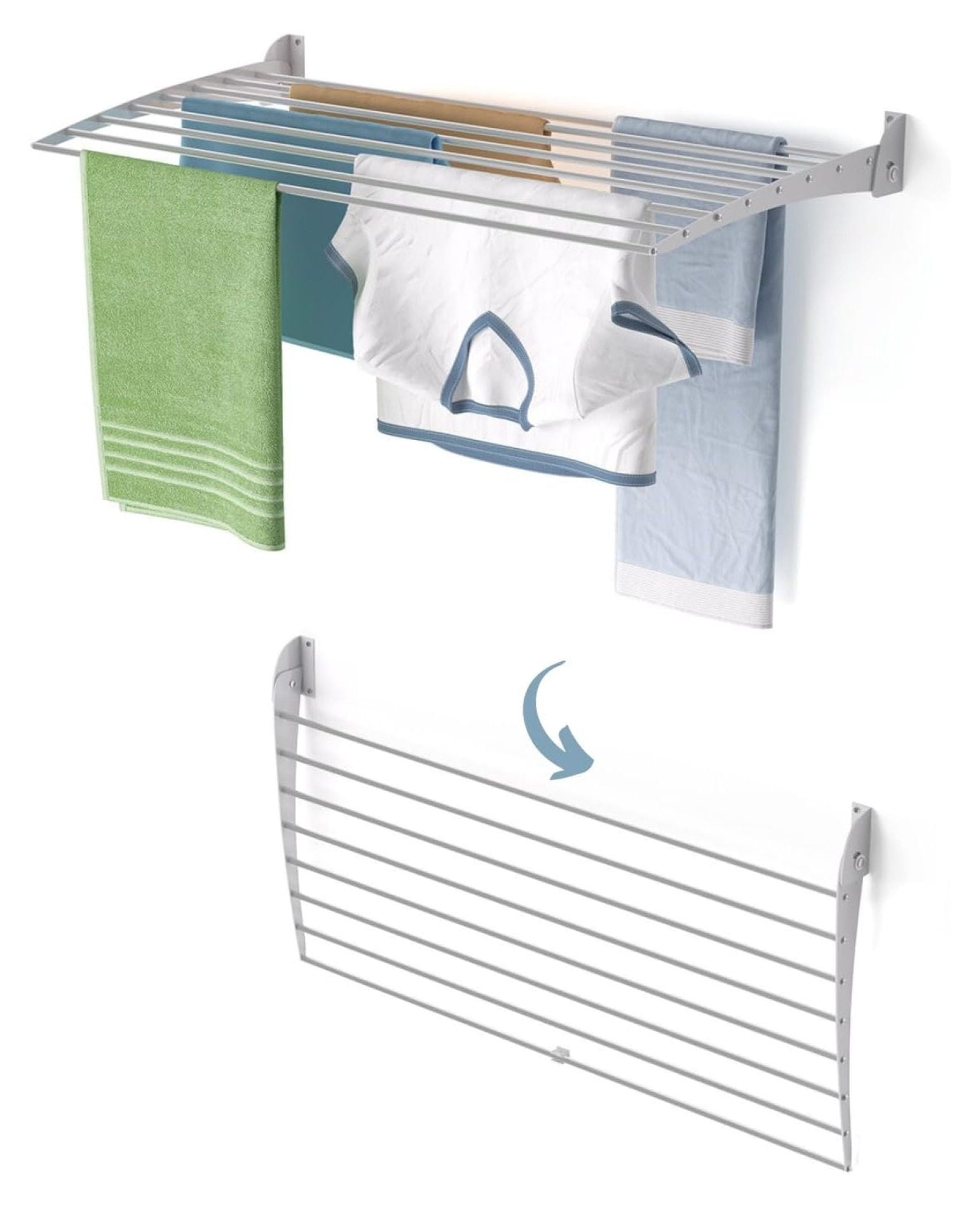 Fold, Wall Drying Rack, Vertical Drying Rack for Indoor and Outdoor ...