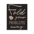 thumbnail image 1 of Fold Your Problems Away Wall Plaque Art, design by Marcus Prime, 1 of 8