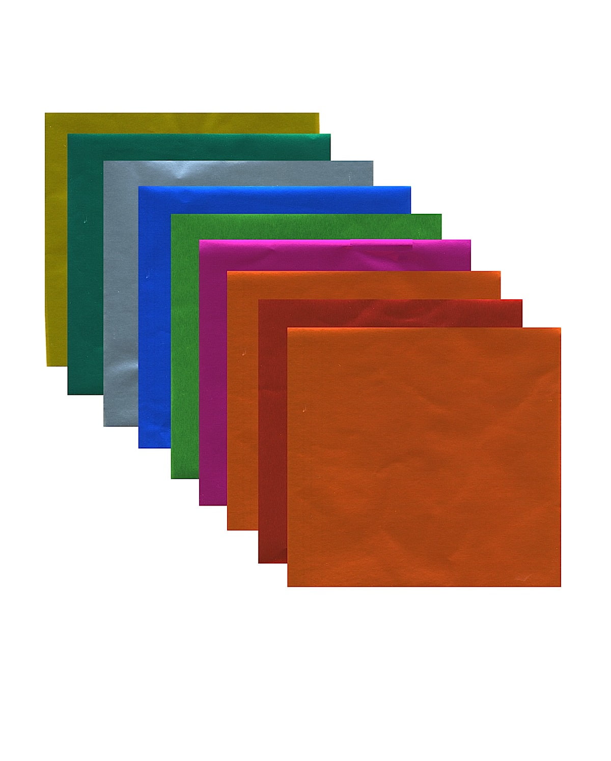 Fold'ems Origami Paper 10 metallic colors, 5 7/8 in., pack of 36 (pack of 3)