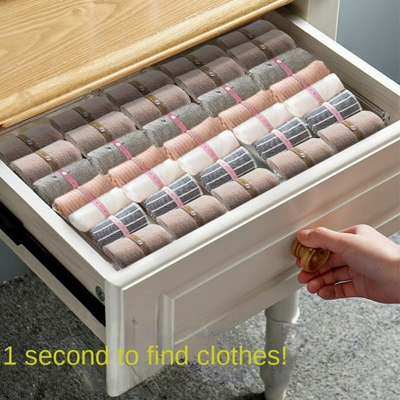 ”Fold-free clothing artifact” built-in storage lazy clothes bundling folding pants household wardrobe storage dormitory.