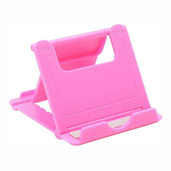 Fold-up Pink Stand Holder Travel Desktop Cradle Dock D6N for Samsung Galaxy A50 A42 5G A32 5G A30s A21 A20 A13 5G A12 5G A11 A10s A10e A03s A02s A01 - Sonim XP8 XP3 - Sony Xperia 1