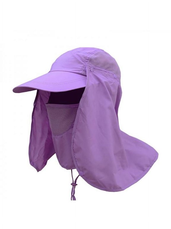Folda Sun Cap, Fishing Hats, Sunshade UV Protection Caps with Neck Flap Face Shield