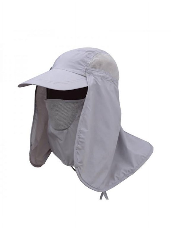 Folda Sun Cap, Fishing Hats, Sunshade UV Protection Caps with Neck Flap Face Shield