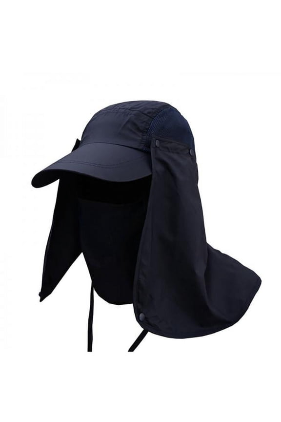 Folda Sun Cap, Fishing Hats, Sunshade UV Protection Caps with Neck Flap Face Shield