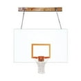 thumbnail image 1 of FoldaMount46 Magnum Steel Side Folding Wall Mounted Basketball System, Forest Green, 1 of 1