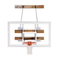 thumbnail image 1 of FoldaMount46 Supreme Steel-Acrylic Side Folding Wall Mounted Basketball System, Maroon, 1 of 1