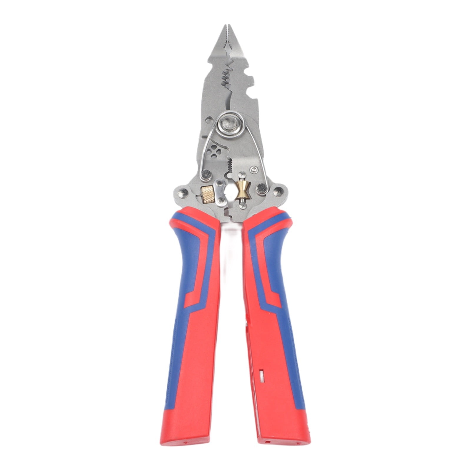 Foldable 10-in-1 High Carbon Steel Wire Stripper & Tester for Efficient Cablert