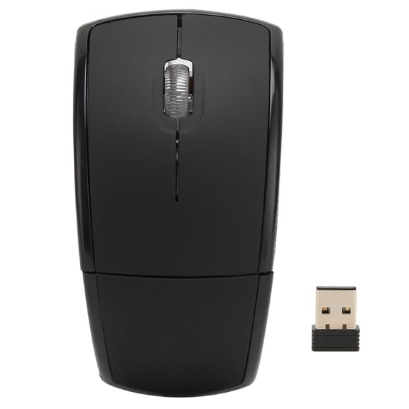 Foldable 2.4GHz Wireless Mouse, Easy Plug Play, Travel,Friendly, Matte Finish
