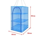 thumbnail image 1 of Foldable 3 Layers Drying Fishing Net Hanging Vegetable Fish Dishes Dryer Hanger, 1 of 6