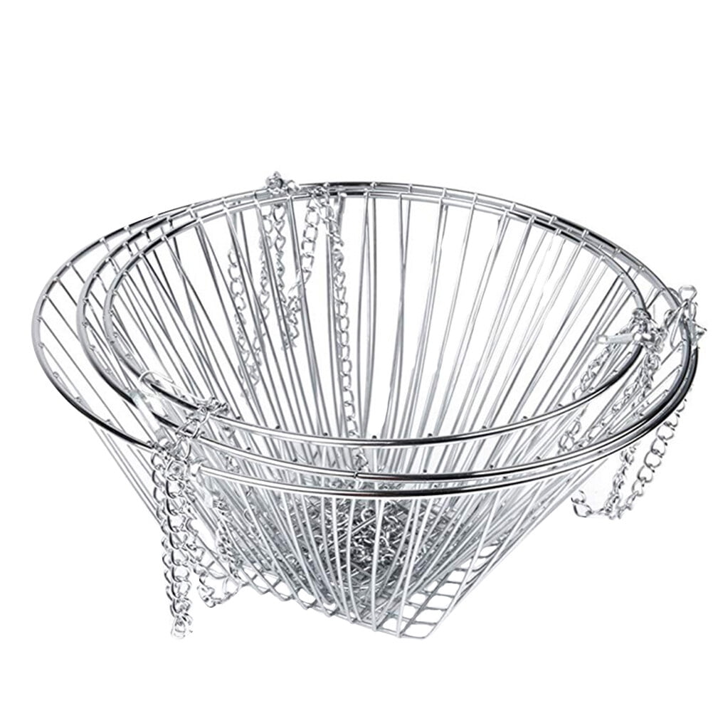 Foldable 3 Tier Hanging Basket Vegetable Fruit Storage Rack Detachable