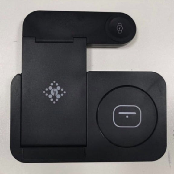 Foldable 4In1 Wireless Charger Pad Stand, Fast Induction Charging Station for Samsung S25S10 / Z Fold Flip / Note Series, Galaxy Earbuds & Galaxy Watch 83 Series