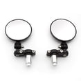 thumbnail image 1 of Foldable 7/8"Rearview Rear View Mirror Motorcycle Fold Handlebar Round Bar End Mirrors, 1 of 5