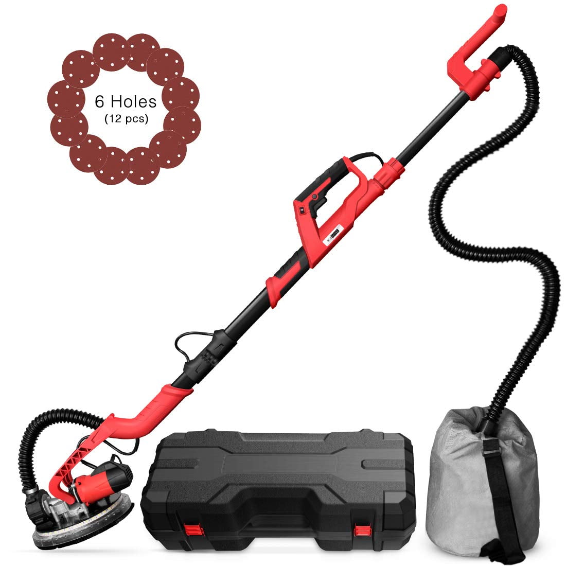 Foldable 750W Electric Adjustable Variable Speed Drywall Sander