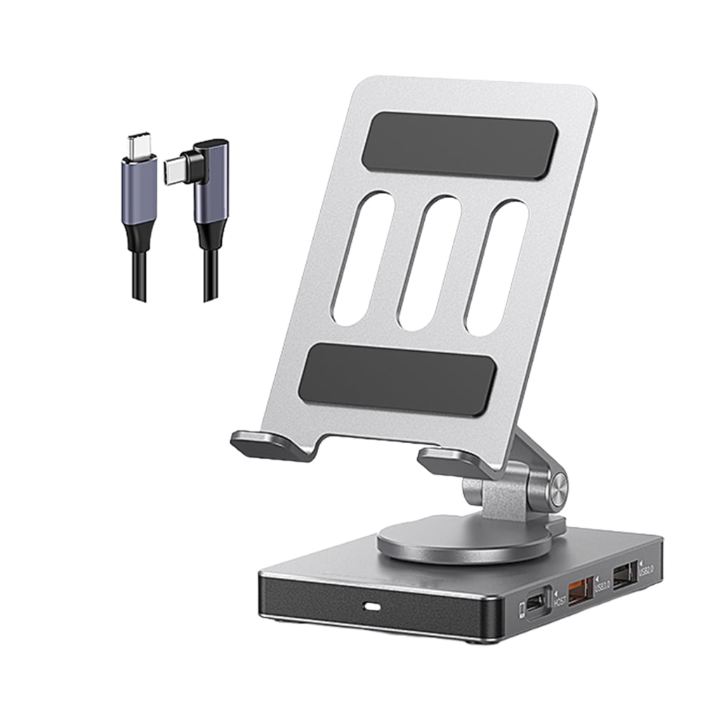 Foldable 8 in 1 USB C Hub Adapter 5Gbps Data Transfer 100W Fast Charging