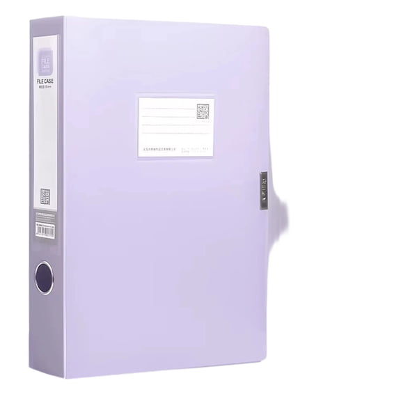 Foldable A4 Document Box with Lid, Pack of 3 Plastic Archive Cases, 31x24x4cm, File Folder Organizer Document Storage File Boxes for Office, School, Letter Size Paper