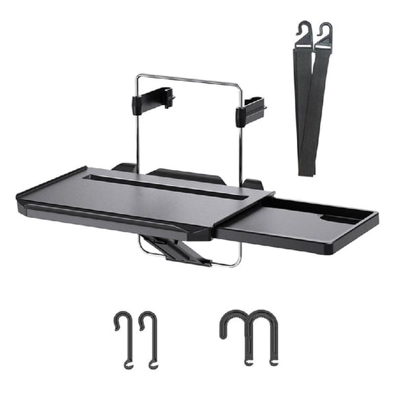 Foldable ABS Car Desk for Office Work Meals Portable Easy Setup