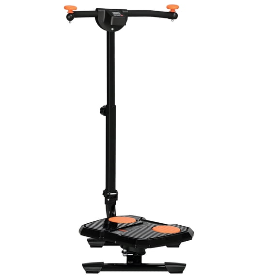 Foldable Ab Twister Board with LCD Display, Waist Trimming Workout Equipment, Orange