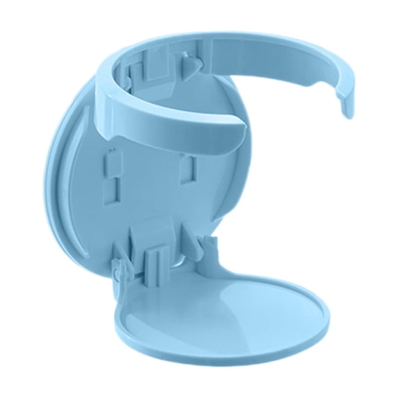 Foldable Adhesive Cup Holder Rack, No Drill Wall Mount Storage Shelf For Water Bottles Coffee Cups And Small Items, Space Saving Organizer For Kitchen Bathroom Desk Car