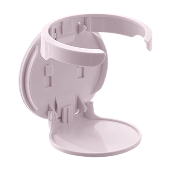 Foldable Adhesive Cup Holder Rack, No Drill Wall Mount Storage Shelf For Water Bottles Coffee Cups And Small Items, Space Saving Organizer For Kitchen Bathroom Desk Car