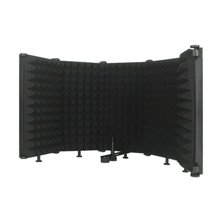 Foldable Adjustable Sound Absorbing Vocal Recording Panel Portable Acoustic Isolation Microphone Sound-proof Plate