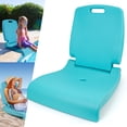 thumbnail image 1 of Foldable Adult Pool Seat Portable Poolside Chair Stadium Seats with Back Support for Poolside Tailgating Beach Camping Picnic Chair Indoor Outdoor, Blue, 1 of 8