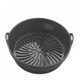 thumbnail image 1 of Foldable Air Fryer Silicone Basket Airfryer Oven Baking Tray Silicone Mold Pizza Fried Chicken Basket Reusable Pan Accessories, 1 of 11