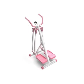 POWER GUIDANCE Foldable Air Walk Elliptical Glider, Full Body Cardio Cross Trainer for Home Gym with LCD Display