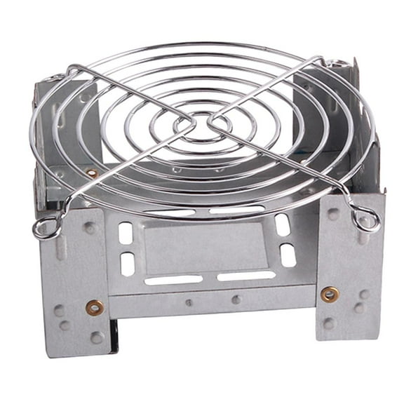 Foldable Alcohol Heater Used with Solid Alcohol Fuel,Camping Spirit Burner Outdoor Picnic Cookware,with Rack Stand Stable And Durable