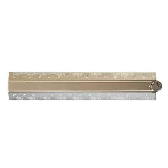 Foldable Aluminum Alloy Ruler Multifunctional Metric Scale Ruler For Drawing
