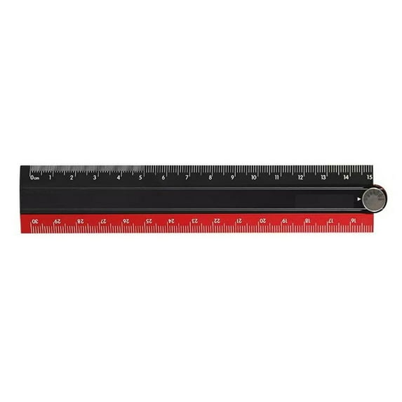 Foldable Aluminum Alloy Ruler Multifunctional Metric Scale Ruler For Drawing