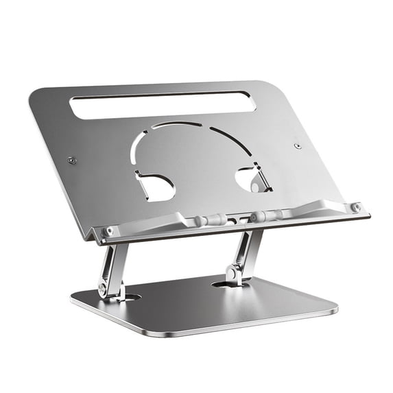 Foldable Aluminum Laptop Stand Adjustable Ergonomic Risers for Desktop ...