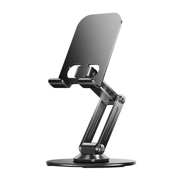 Foldable Aluminum Phone Stand 360 Rotating Adjustable Height
