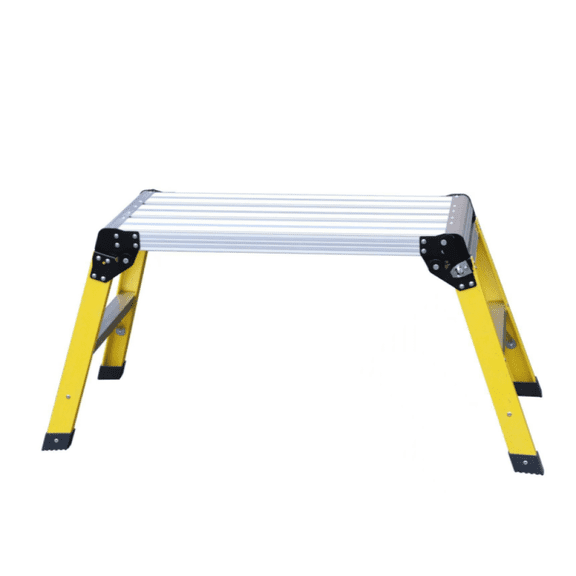 Foldable Aluminum Step Ladder Heavy Duty 330 lb Capacity Platform Step Stool with Anti-Slip Treads, Compact Storage for Home, Workshop & Outdoor Use