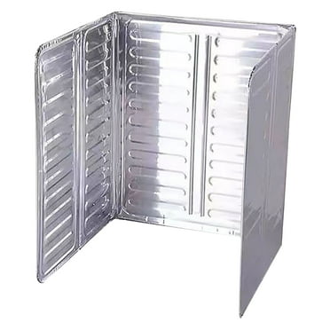 Foldable Aluminum Stove Splatter Guard - Flame Retardant and Easy to Clean