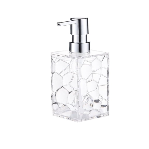 Foldable And Dustpan Set 2 Pack Proof Clear Soap Dispenser Acrylic Plastic Hand Soap Lotion Dispenser Set For Bathroom Decor Kitchen College Dorm