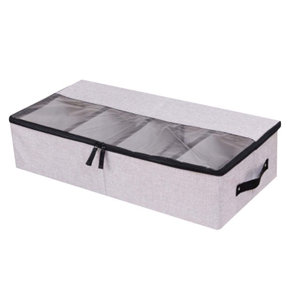 Foldable And Freely Assembled Home Bed Sole Shoe Storage Unit with Clothing Organizing Tool for Efficient Space Management