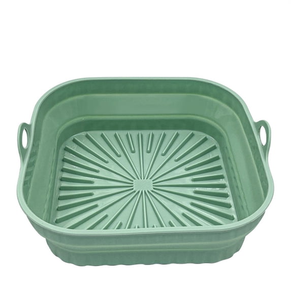 Foldable BBQ Mat for Air Fryer, Heat-Resistant Reusable Cooking Pad, Multi-functional Non-stick Grill Mat, Ideal for Air Frying, Baking, and Grilling