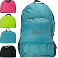 thumbnail image 1 of Foldable Backpack, Black, 1 of 3
