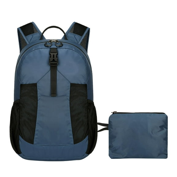 Foldable Backpack Foldable Waterproof Backpack Lightweight Packable Daypack for Outdoor Travel Camping Hiking Cycling Large Capacity Durable Nylon Material for Shopping Sports Waterproof