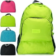 Foldable Backpack, Green