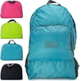 thumbnail image 1 of Foldable Backpack, Light Blue, 1 of 13