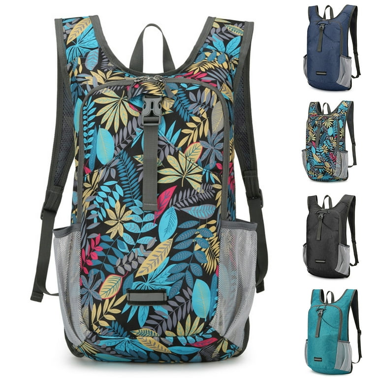 Foldable Backpack Lightweight Small Rucksack 15L Hiking Backpack Waterproof Travel Shoulder Bag Packable Backpack Hiking Bags Packs for Men Women