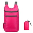 thumbnail image 1 of Foldable Backpack,Lightweight Waterproof Travel Hiking Backpack for Outdoor Sports Camping Daypack Bag (Rose Red), 1 of 3