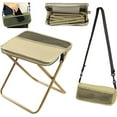 thumbnail image 1 of Foldable Backpack Stool, Mountaineering and Hiking Portable Stool, Pocket Handbag Stools, Lightweight Outdoor Seat with Adjustable Strap, Outdoor Zipper Pack Folding Chair for Travel Fishing, 1 of 9