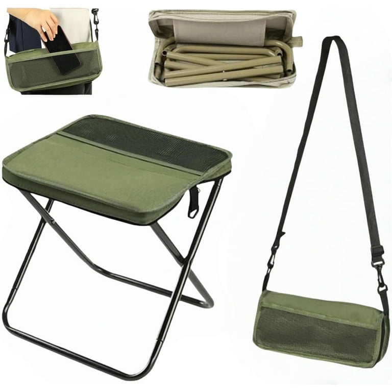 Foldable Backpack Stool, Mountaineering and Hiking Portable