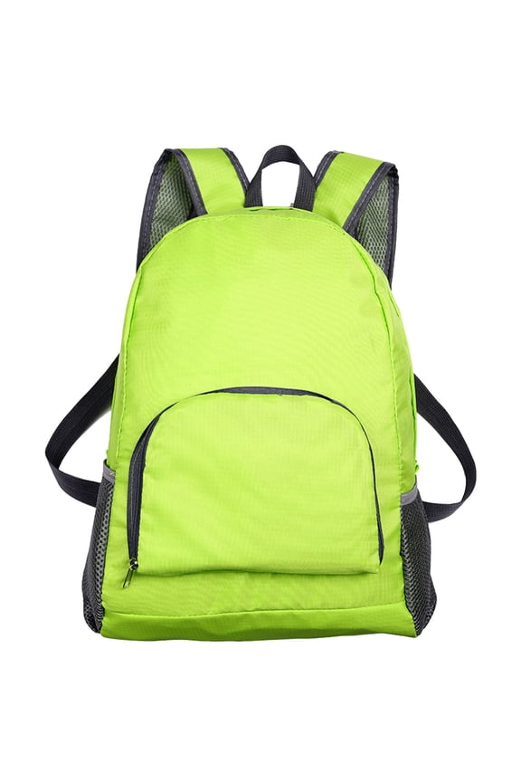 Foldable Backpack Water Resistant, Lightweight Nylon for Travel Hiking Camping, Customizable Logo Space Promotional, Compact Storage and Outdoor Sports Building Event