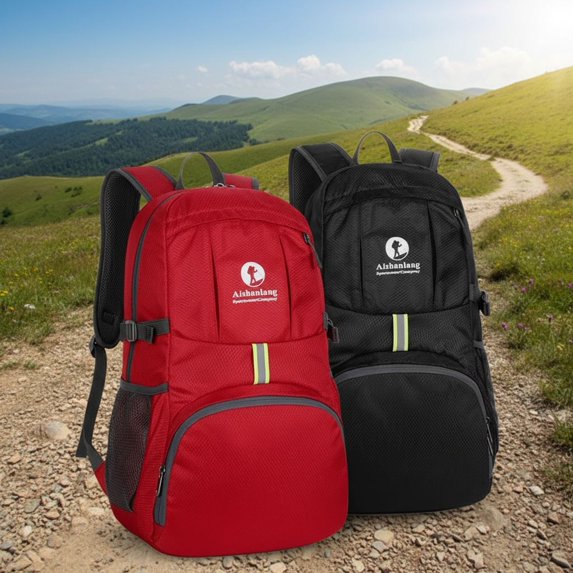 Foldable Backpack Waterproof Hiking Travel Pack Lightweight Outdoor Sports Daypack for Men Women Gift