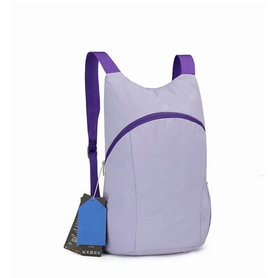 Foldable Backpack Waterproof Nylon Spandex Lightweight Compact Durable Packable Small Mini Backpack for Hiking Camping Travel Outdoor Sports Storage Leisure Recreational Adventure