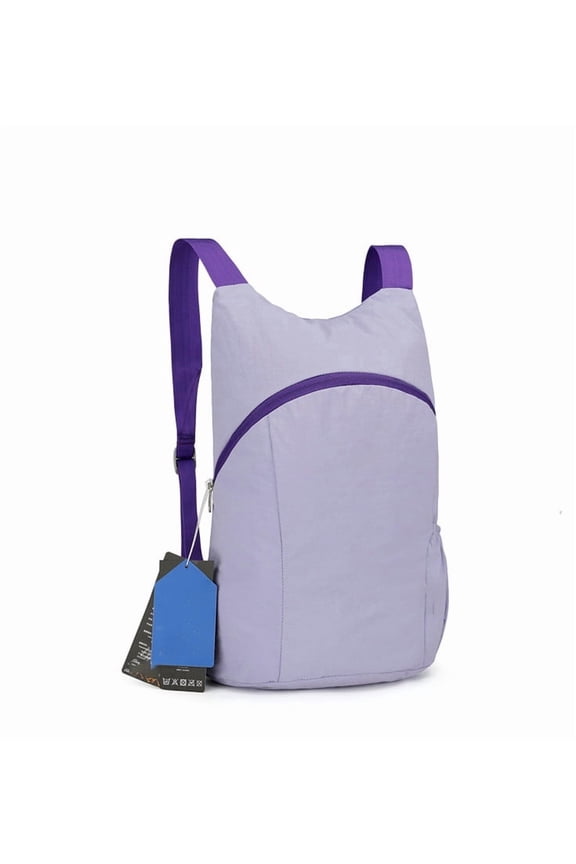 Foldable Backpack Waterproof Nylon Spandex Lightweight Compact Durable Packable Small Mini Backpack for Hiking Camping Travel Outdoor Sports Storage Leisure Recreational Adventure